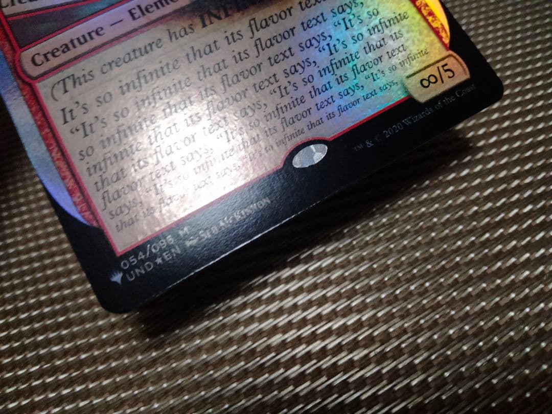 MB&ザリスト foil Infinity Elemental 英語1枚 MTG - メルカリ