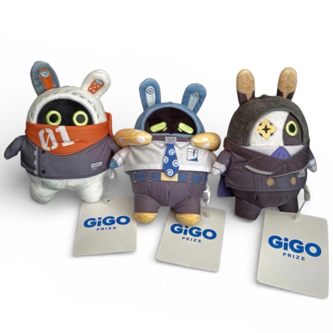 GiGO ゼンレスゾーンゼロ ゼンゼロ ボンプ ぬいぐるみ 3種セット
