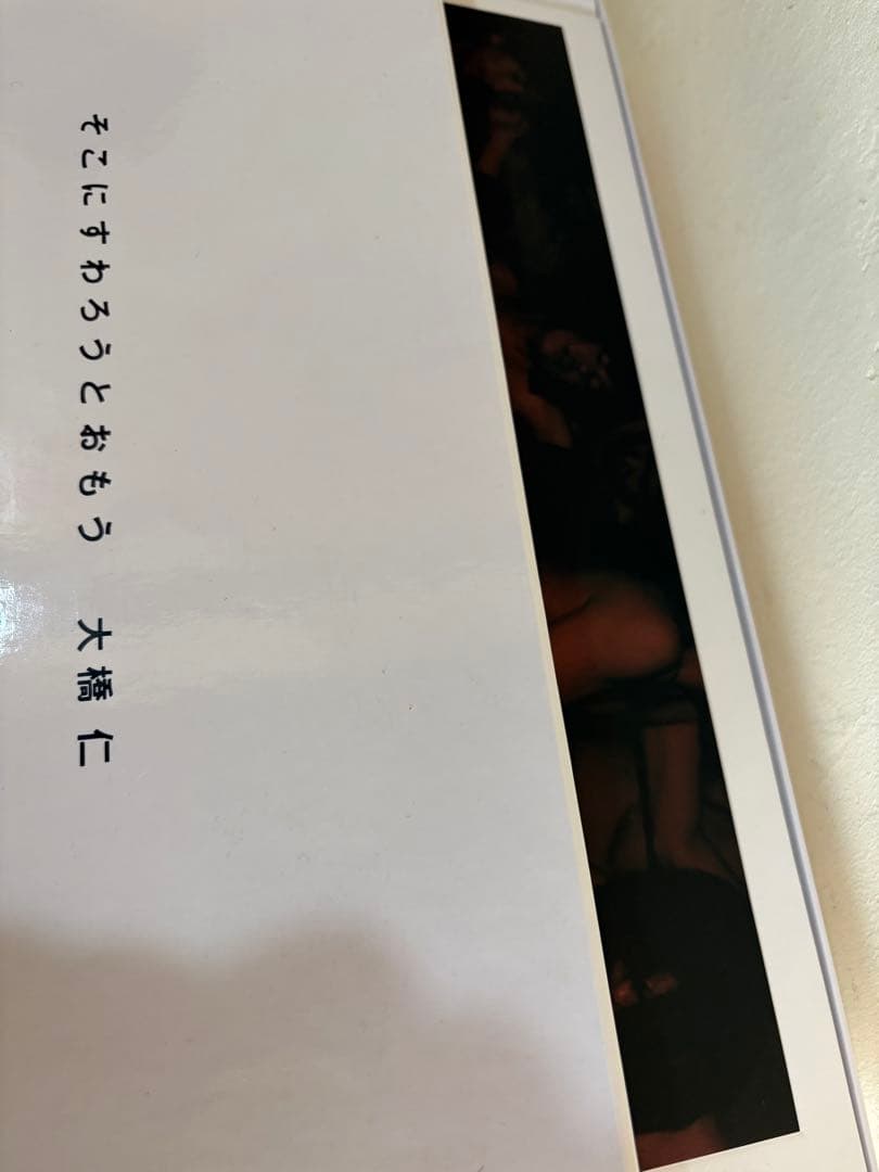 美品　そこにすわろうとおもう　大橋仁　絶版