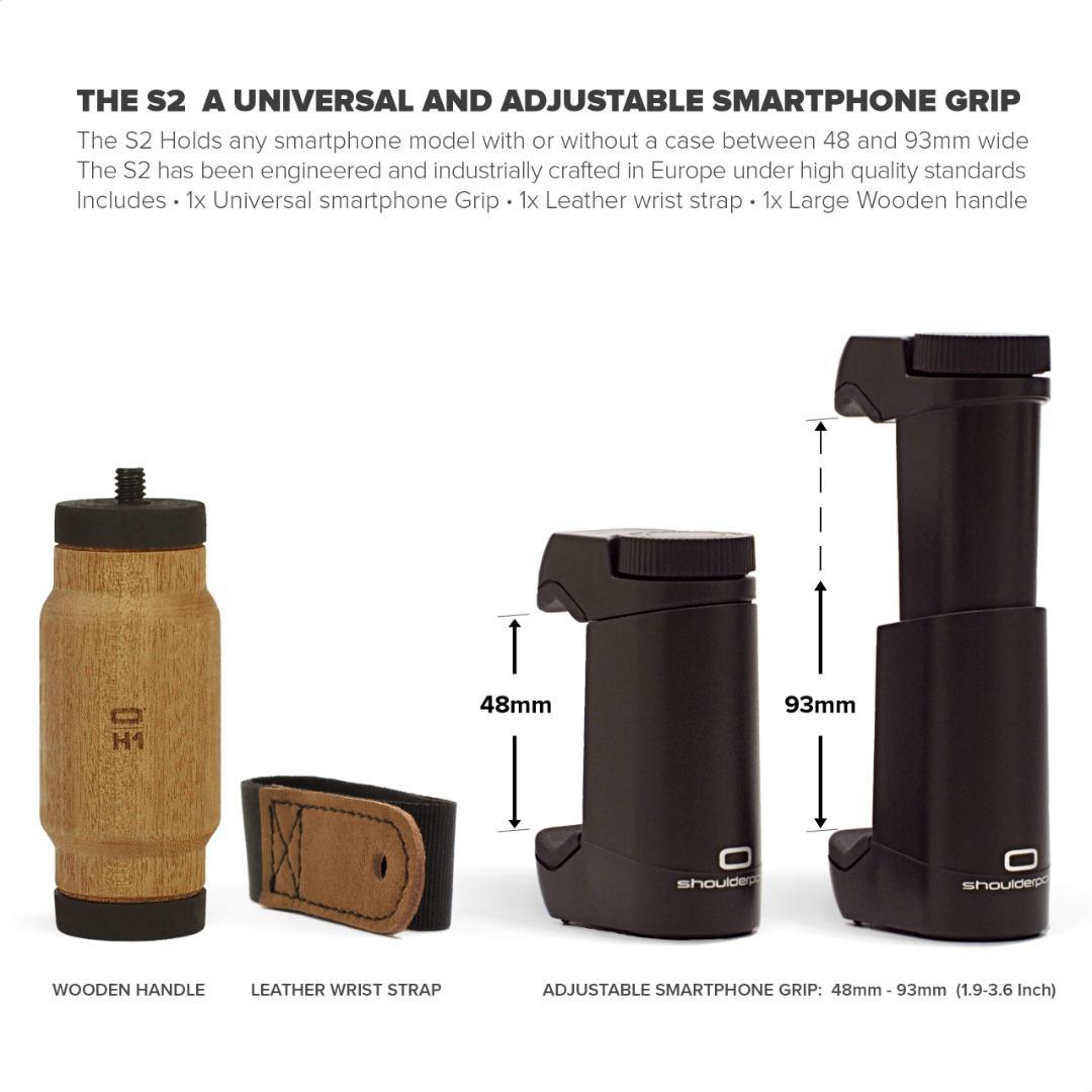 スマートフォンハンドグリップ 3通りの使用法