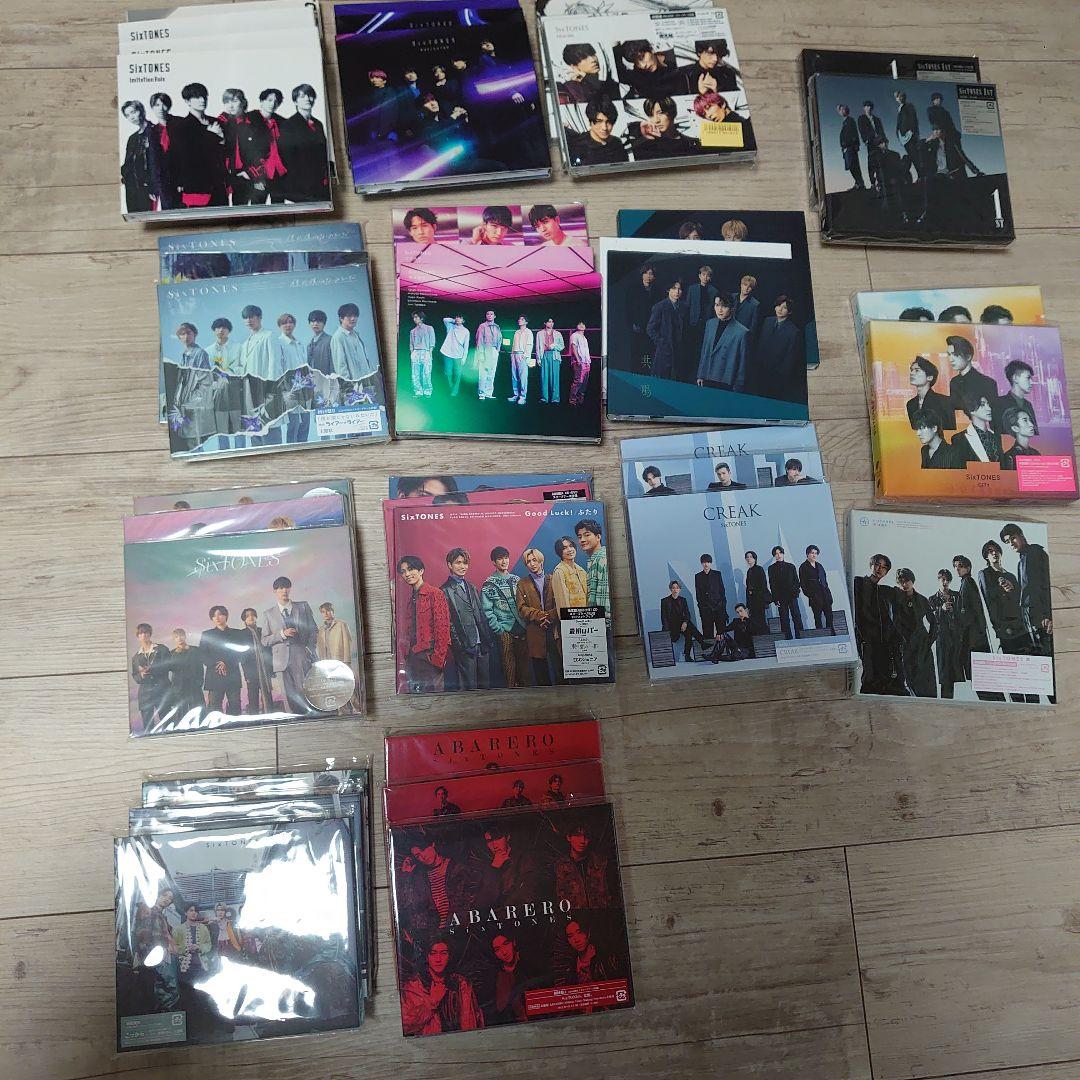 SixTONES 特典付き シングル アルバム ライブDVD まとめ売り - メルカリ