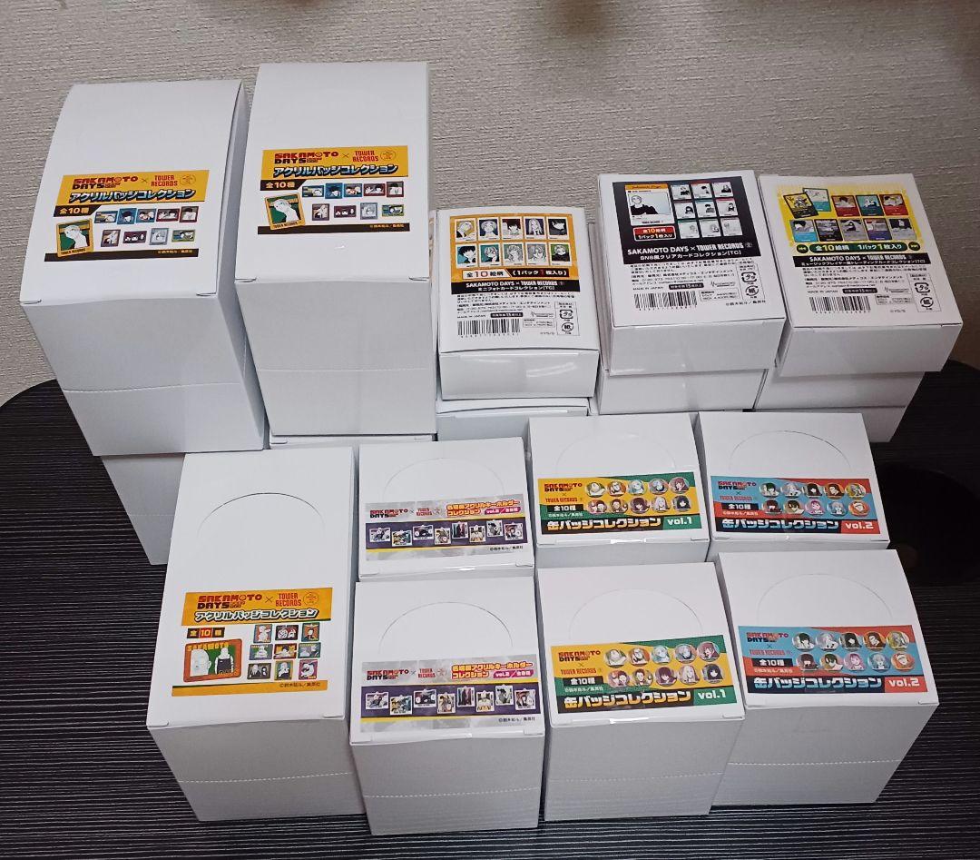 サカモトデイズ　タワレコ　缶バッジ　アクリルバッジ　アクキー　他 サカモトデイズ 朝倉シン タワレコ アクリルバッジ 缶バッジ セット