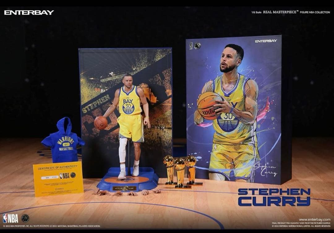 リアルマスターピース NBAコレクション ステフィン・カリー 1/6 フィギュア Amazon | リアルマスターピース NBAコレクション ステフィン・カリー 1