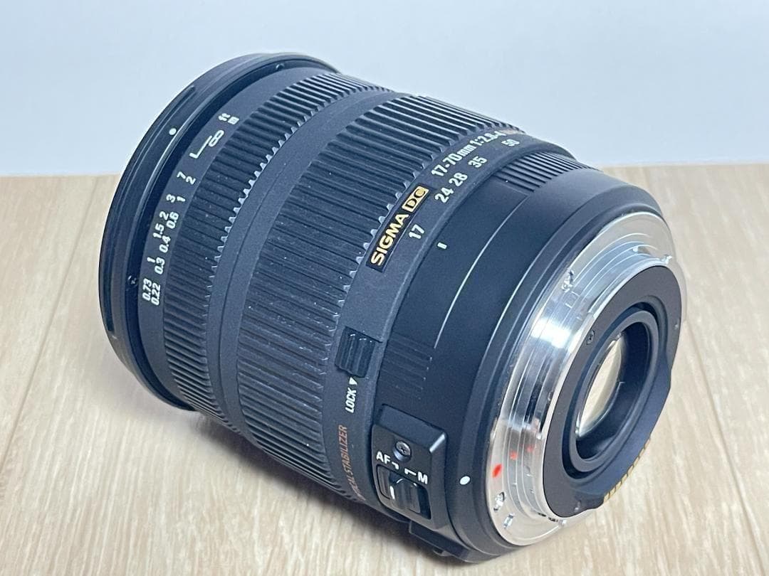 レンズ(ズーム) SIGMA 17-70mm F2.8-4 DC MACRO OS CanonEF