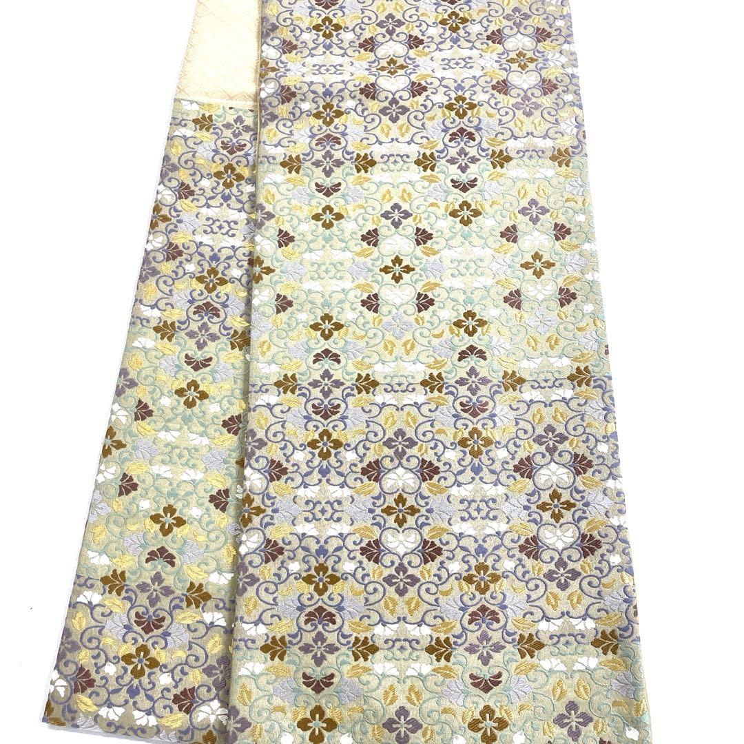 帯6543 ○高級 正絹 六通 袋帯 - メルカリ