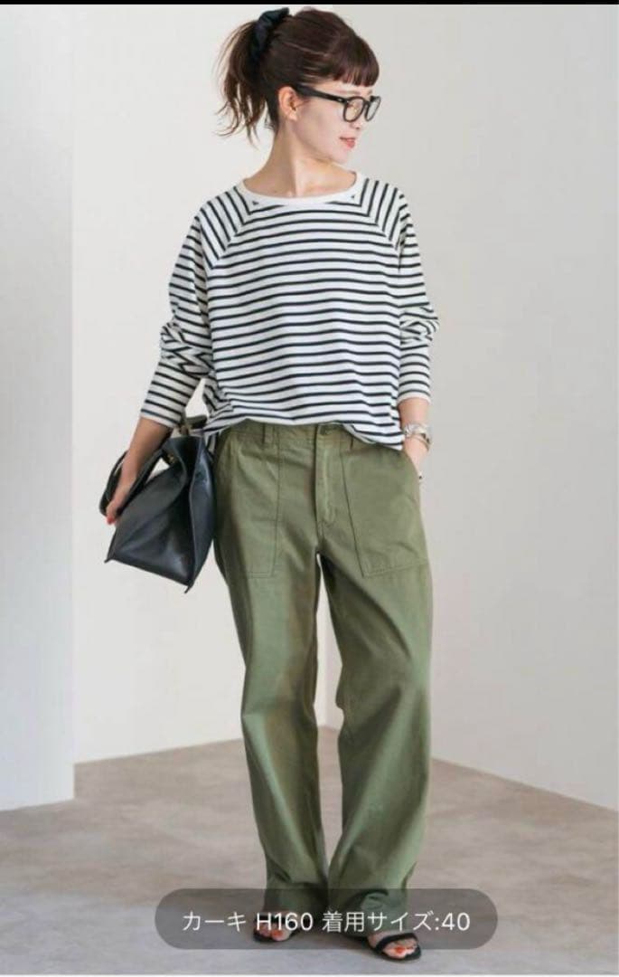 美品✨スピックアンドスパン ルーズベイカーパンツ 希少サイズ40 追加2》ルーズベイカーパンツ（カーゴパンツ）｜Spick & Span