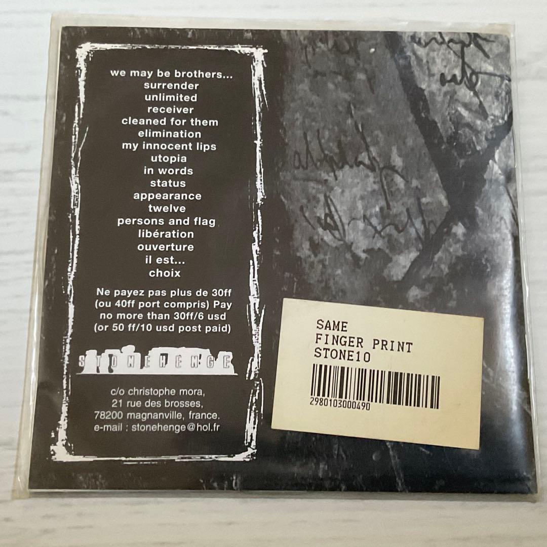 【廃盤・稀少】FINGER PRINT / Discography 激情