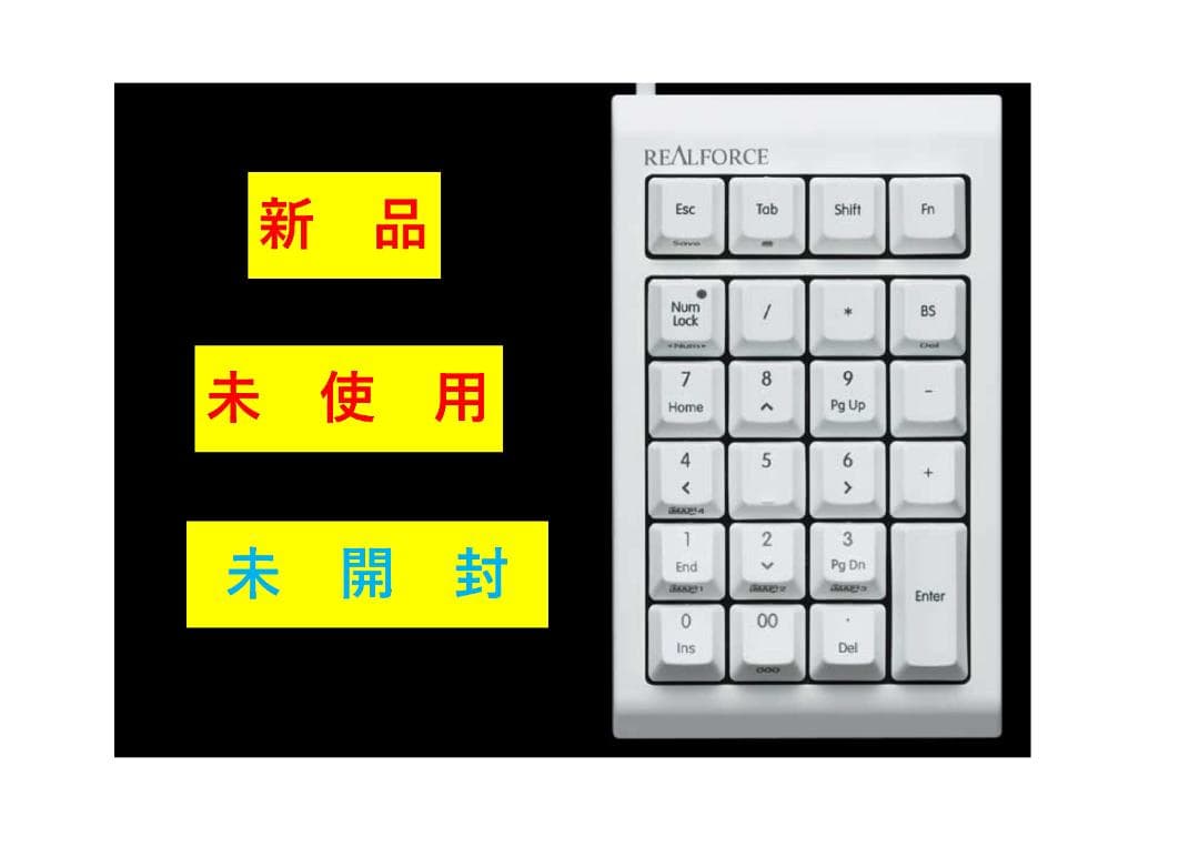 Realforce RT1 Ten Keyboard 白 カスタマイズで左手デバイスにもなる東プレのテンキー新モデル