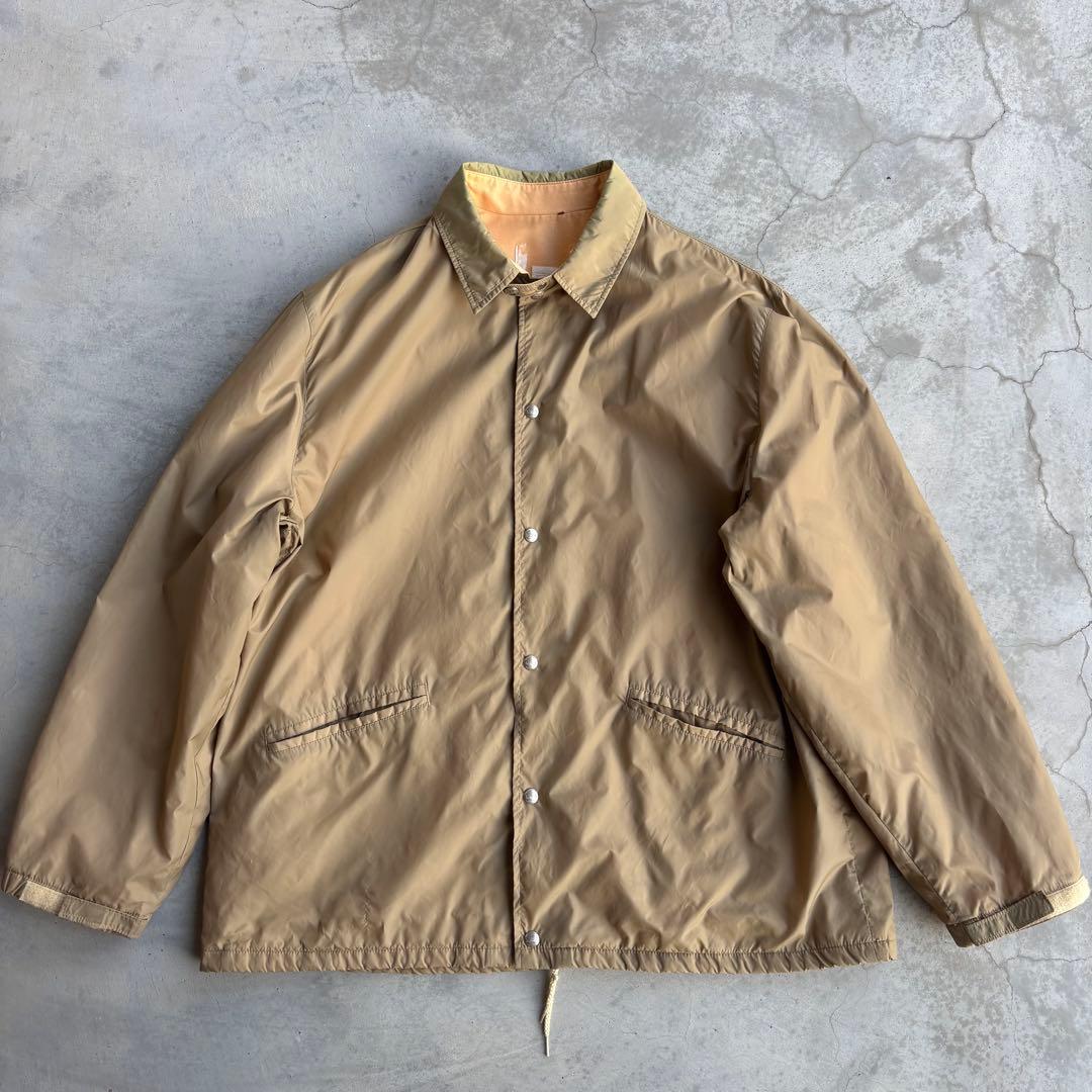 XXLサイズ L.L.Bean コーチジャケット ベージュ チンスト USA製