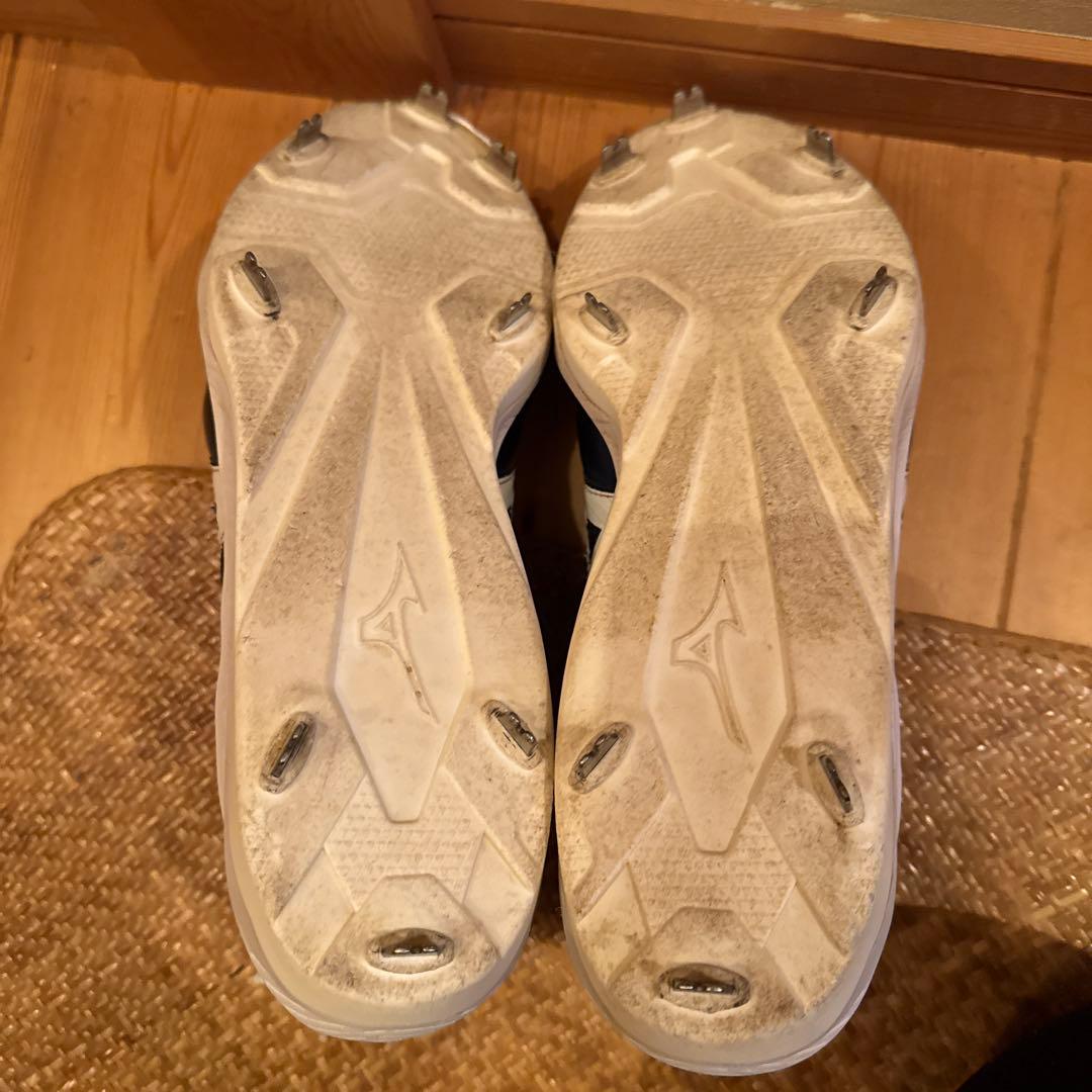 ミズノプロスパイク　クッションレボプロ　26.5cm ネイビー