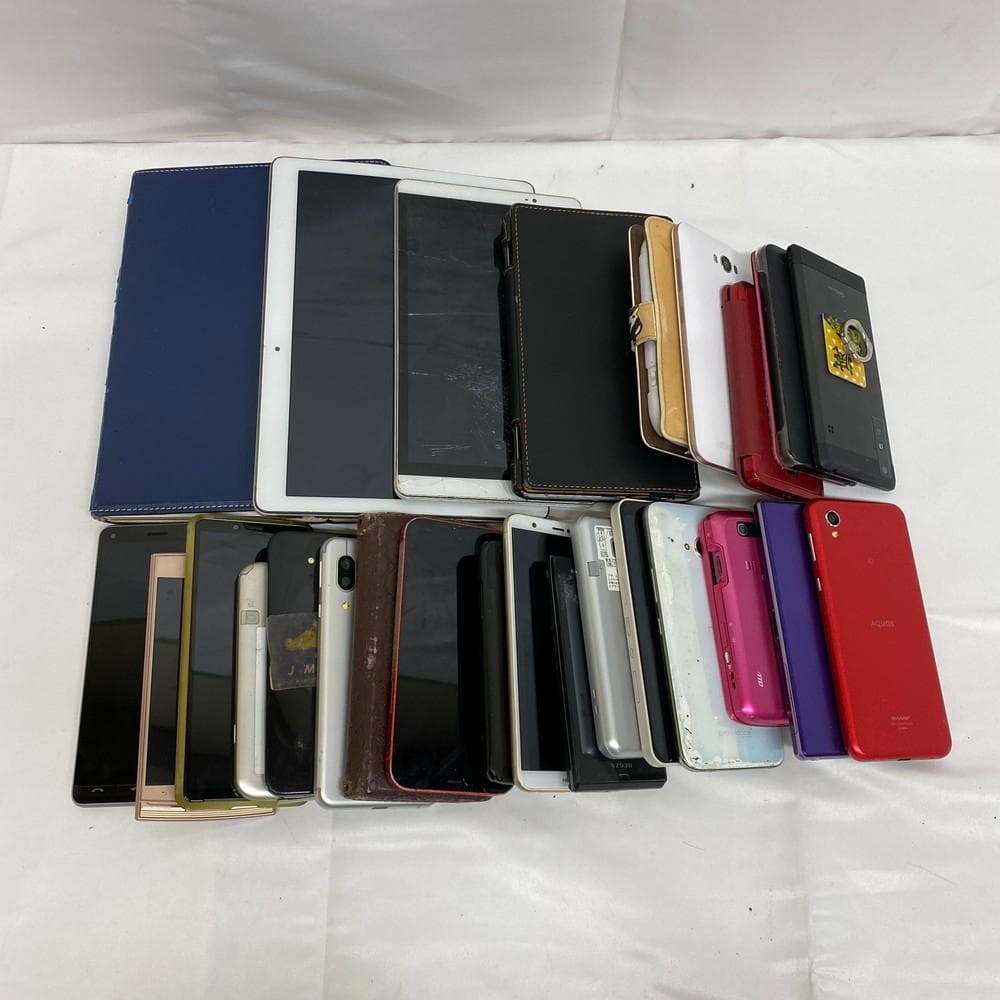 個◆スマホ タブレット26台 まとめ アンドロイド ジャンク 部品取り12005 ジャンク Androidスマホ2台セット 部品取り前提 - メルカリ