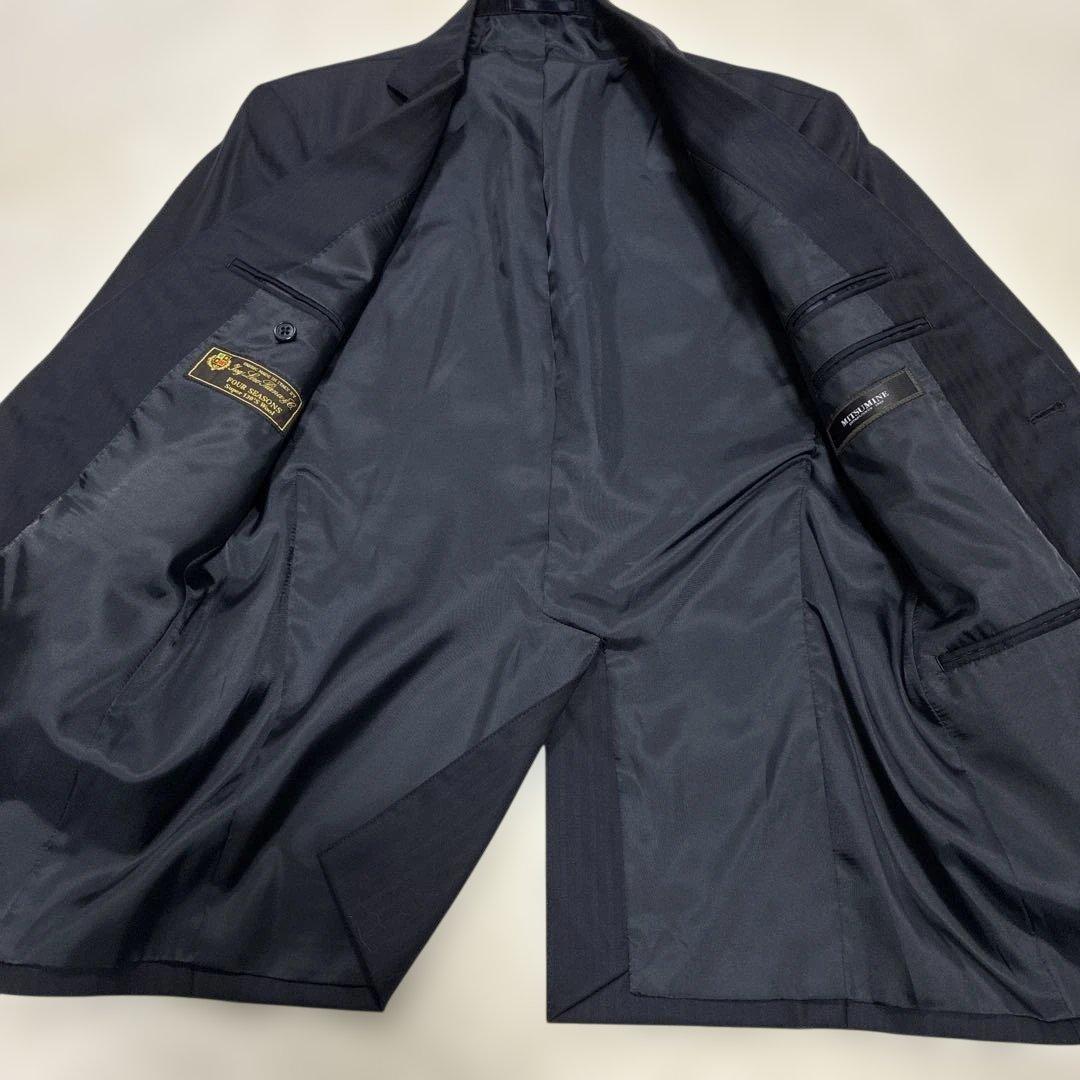 ✨ 美品 MITSUMINE ミツミネ ロロピアーナ スーツ シャドーストライプ