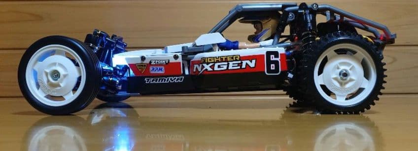 タミヤファイターネクスジェンLEDライト付＆プロポ＆バッテリー充電器