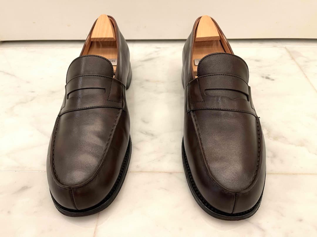 J.M.weston #180ローファー　8.5B タンブラウン　修理歴なし