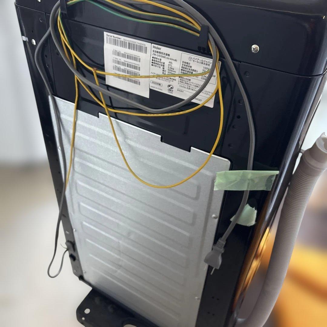 美品　2025年製■ハイアール 洗濯機 5.5kg JW-U55MK-K