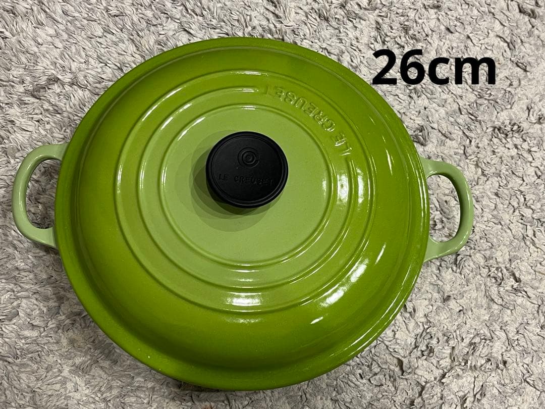 ルクルーゼ 26cm ビュッフェキャセロール グリーン 両手鍋 21180260602430_04.jpg