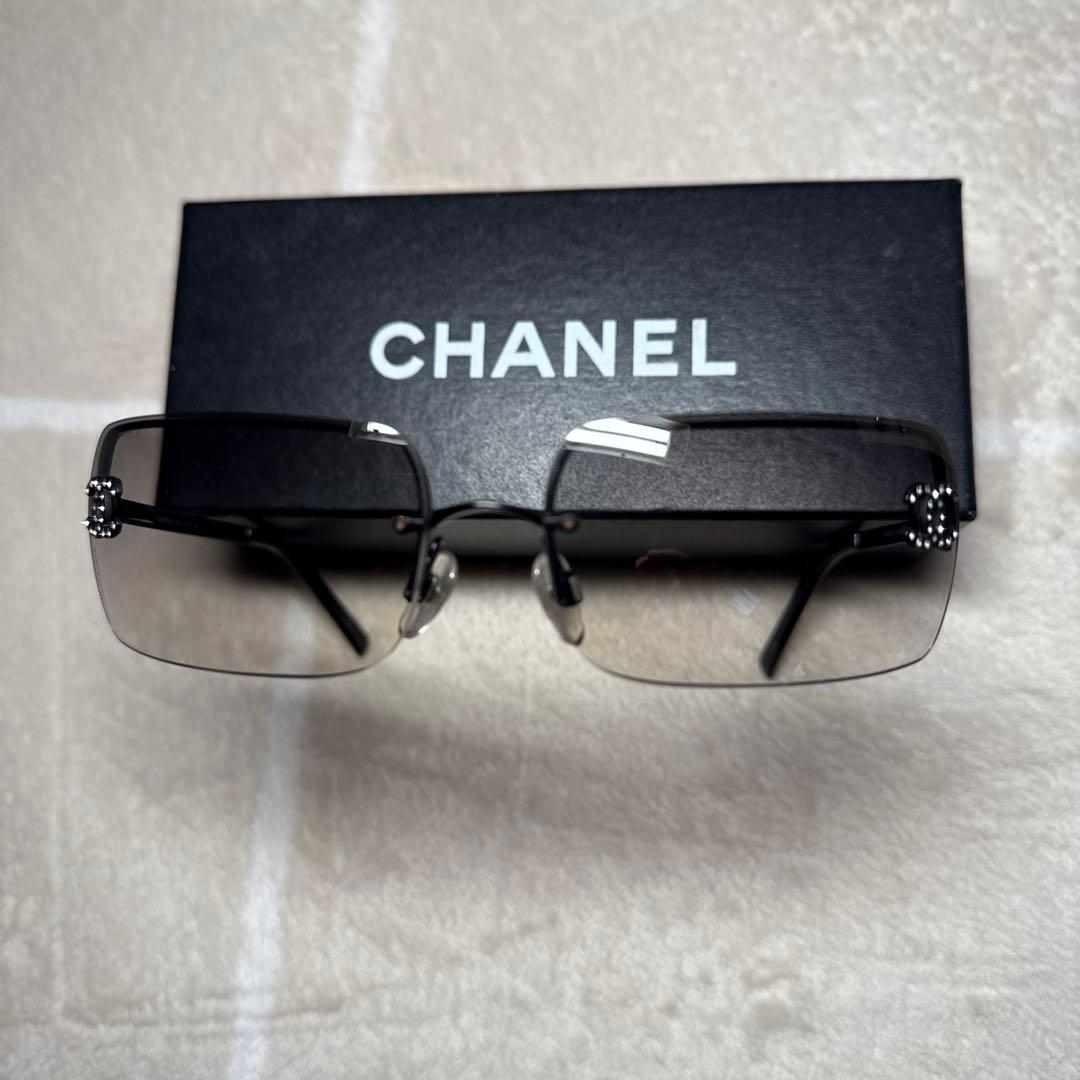 CHANEL サングラス 4104-B リムレス ココマーク グラデーション - メルカリ