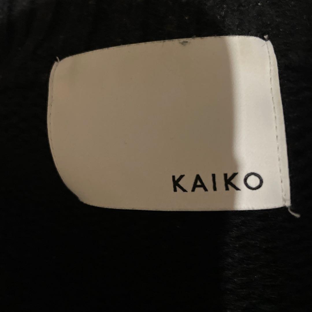 トップス KAIKO SHAGGY ZIP CARDIGAN \"BLACK\"