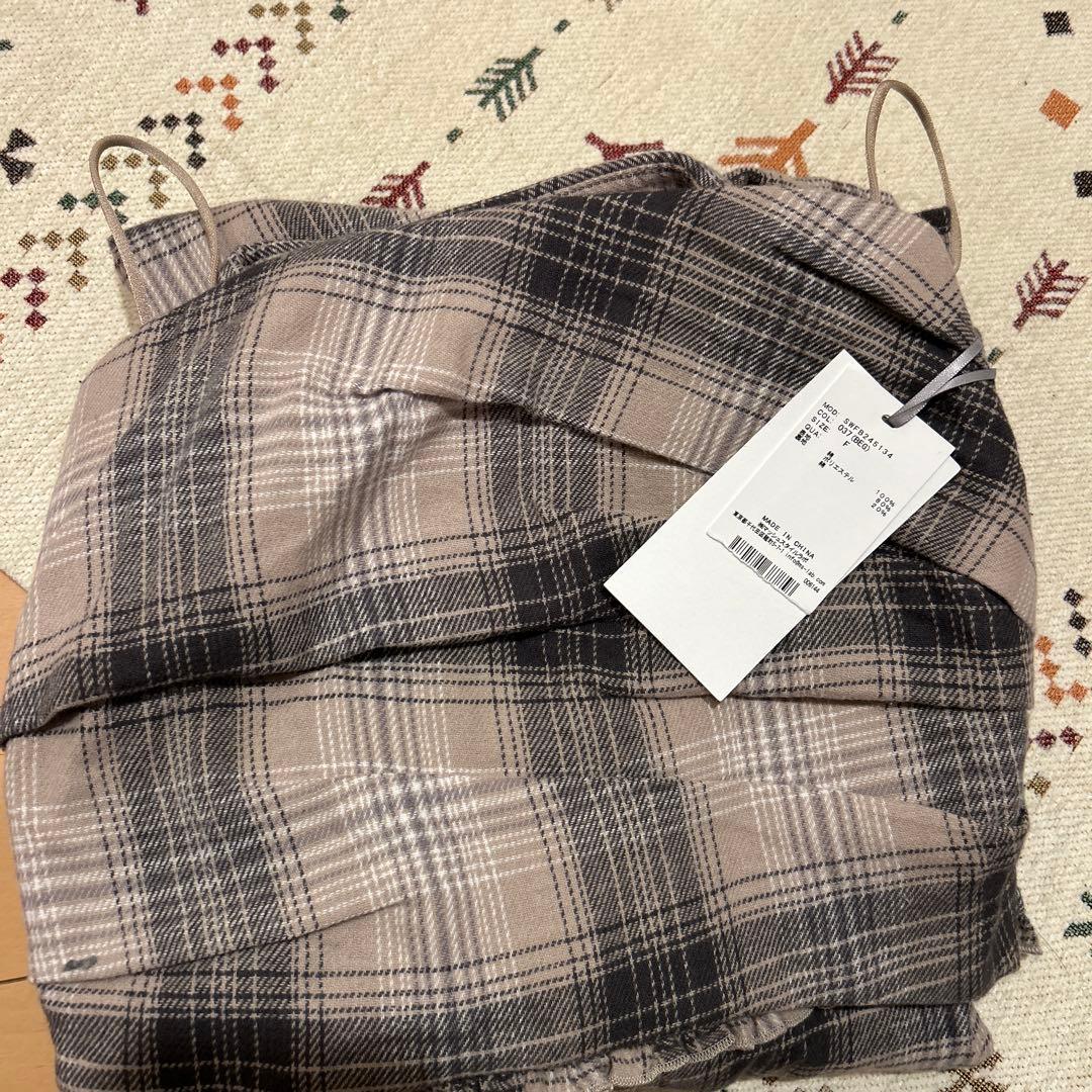 snidel ネルシャツ & ネルチェックキャミソール セット - メルカリ