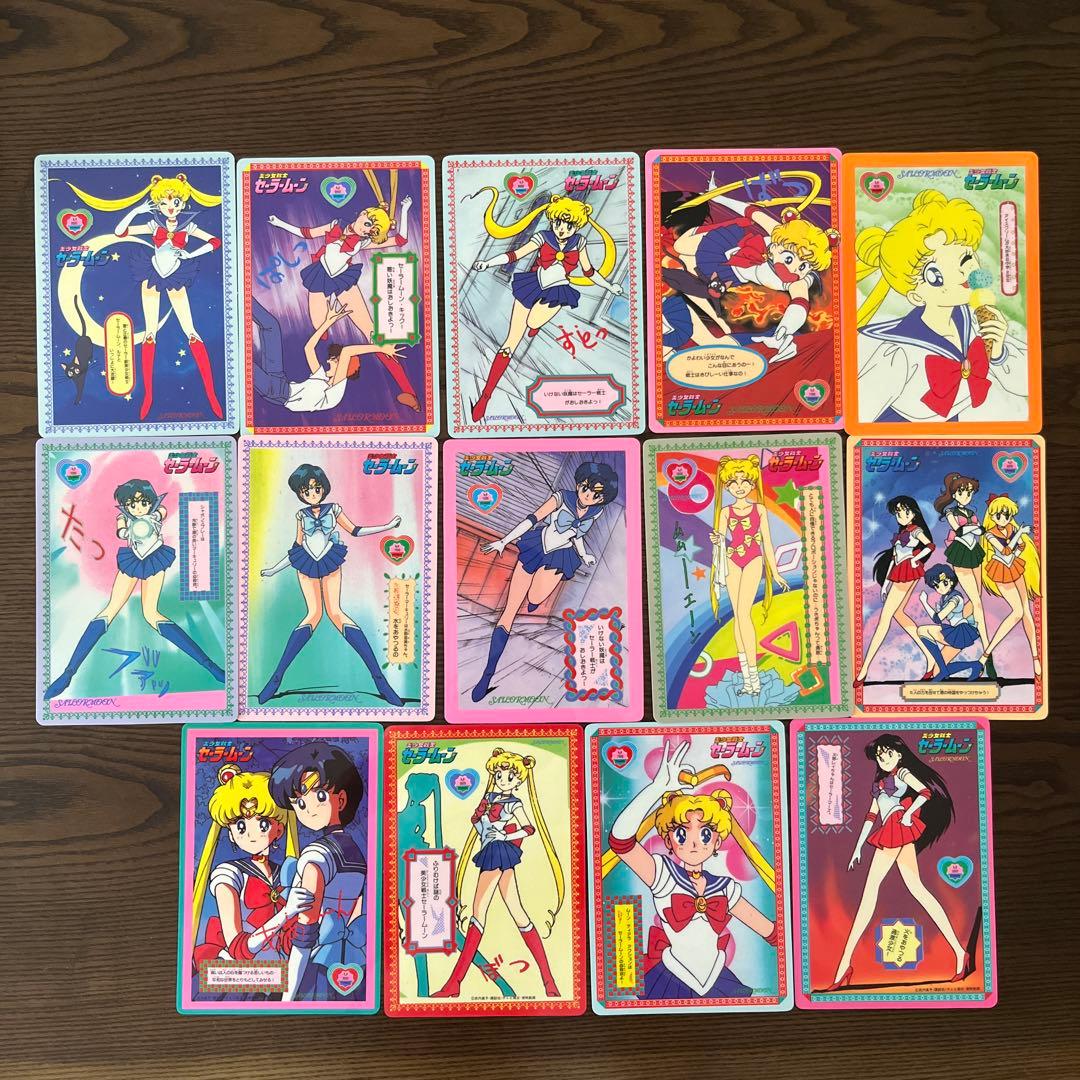 セーラームーン カード ジャンボカード 14枚セット 当時物 - メルカリ