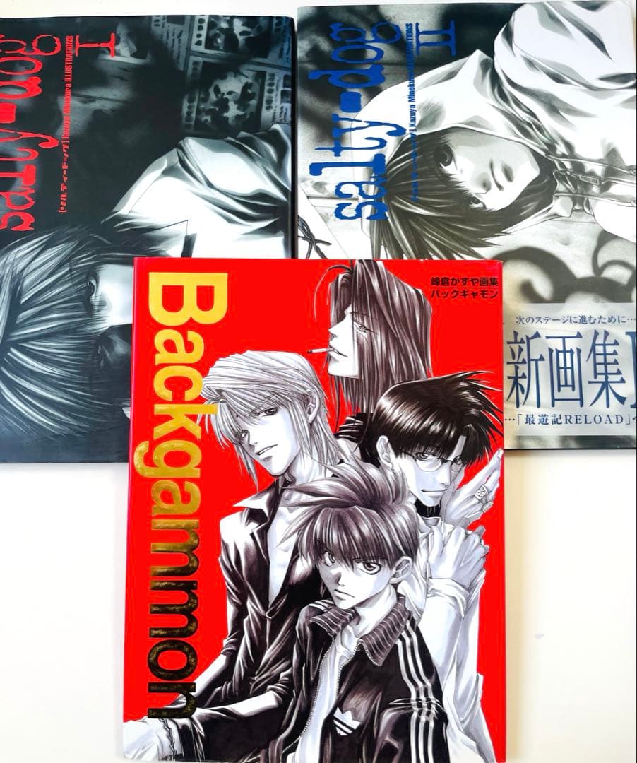 峰倉かずや】画集 3冊セット ソルティドッグ1&2 バックギャモン - メルカリ