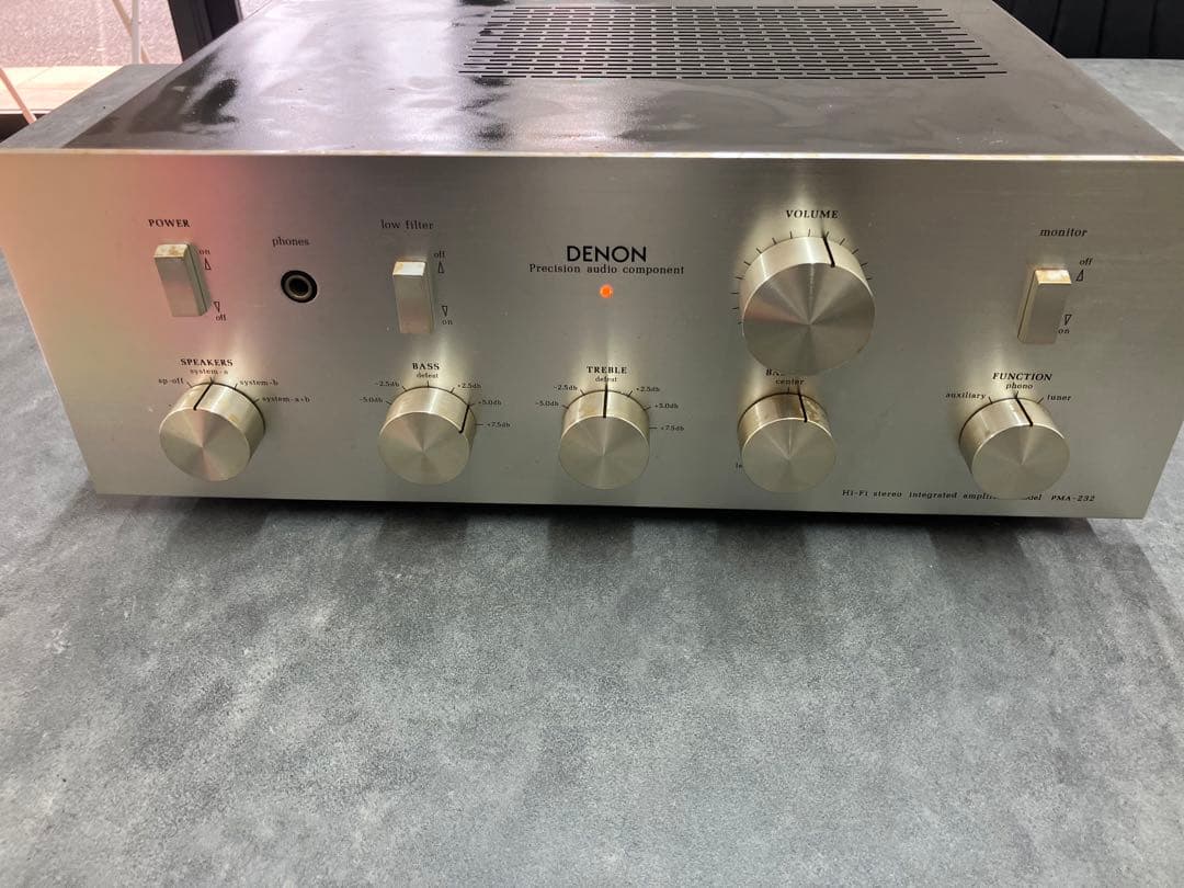 DENON/デノン】プリメインアンプ PMA-232 - メルカリ