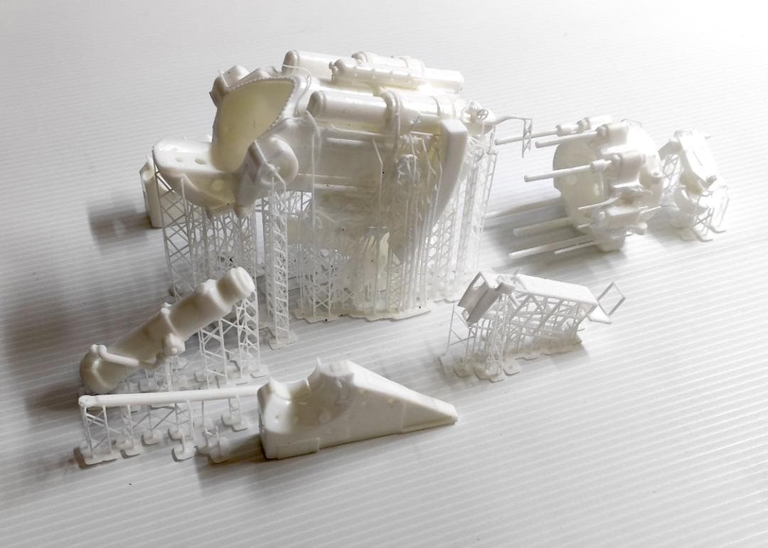 戦艦大和 46cm主砲組み立てキット(1/48スケール) 左砲 - メルカリ