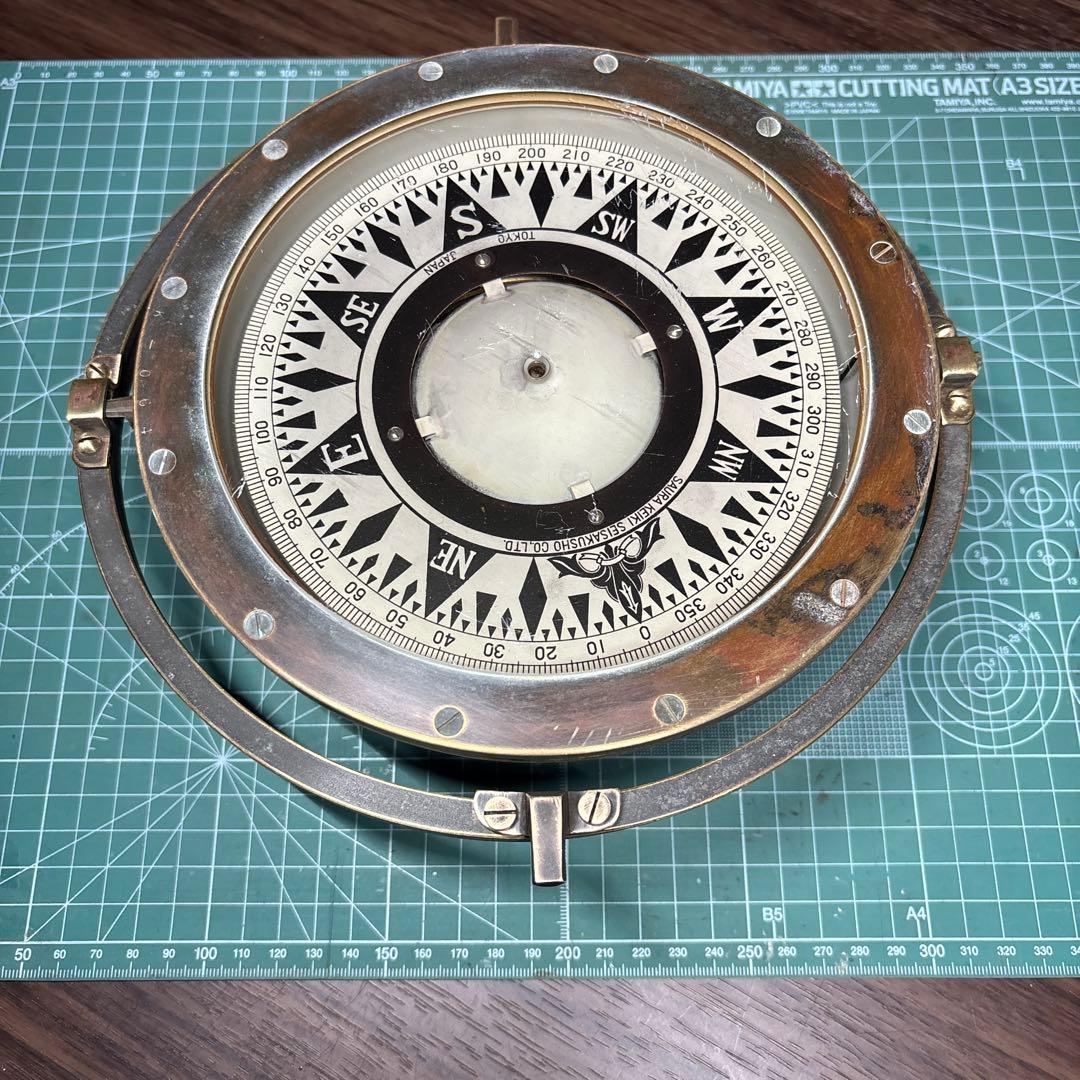 船舶用コンパス 海洋羅針盤 - メルカリ