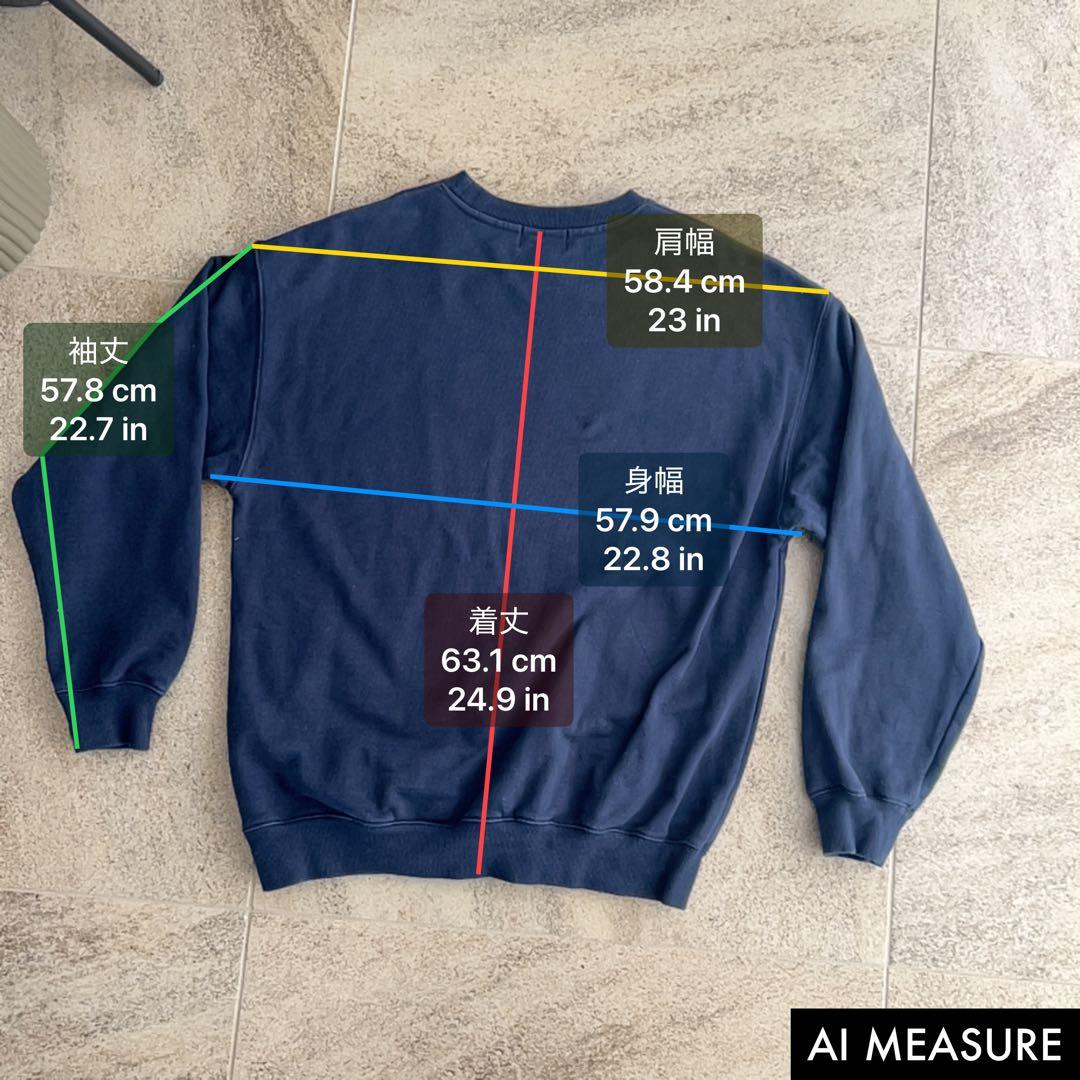 XLARGE ネイビー スウェットシャツ Mサイズ - メルカリ