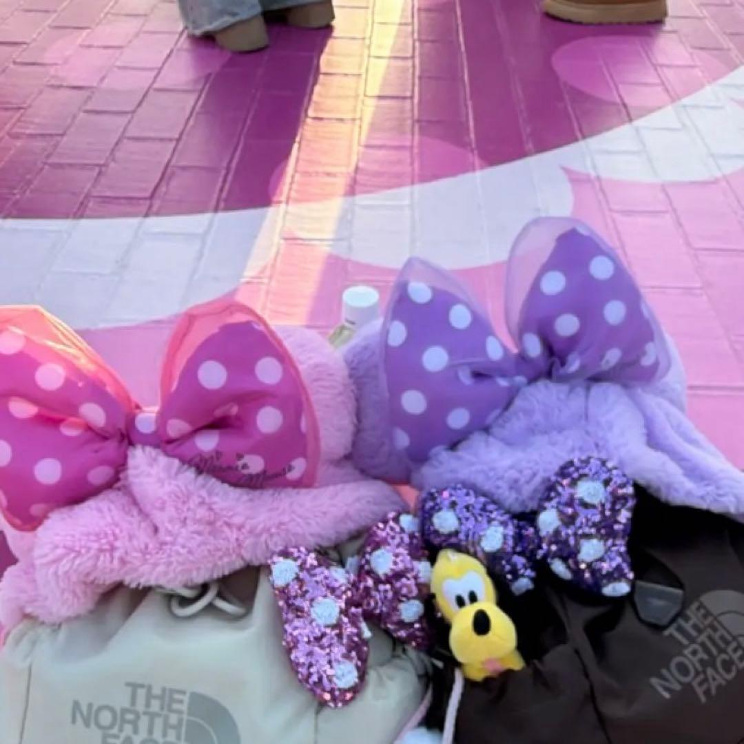 ミニー ファンキャップ リボン 紫 パルパルーザ ディズニー - メルカリ