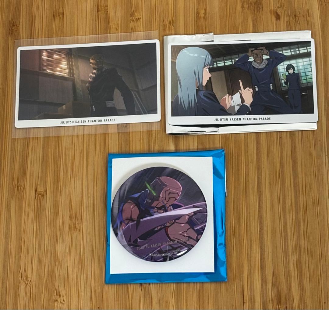 呪術廻戦 ファンパレ 幻影夜行本舗 缶バッジ 幻影夜行カード メカ丸