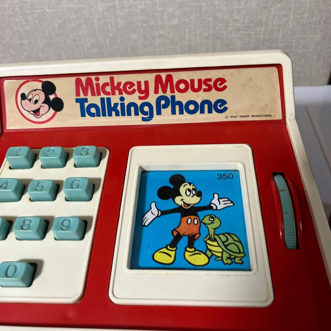 ミッキーマウス トーキングフォン(電話)1974年 ビンテージ - メルカリ