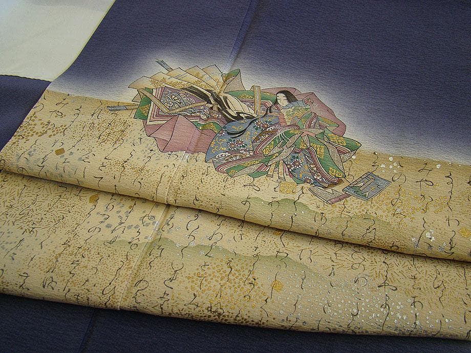 樽本伊勢蔵 訪問着＆袋帯・帯〆・帯揚げセット（正絹）仕立上り