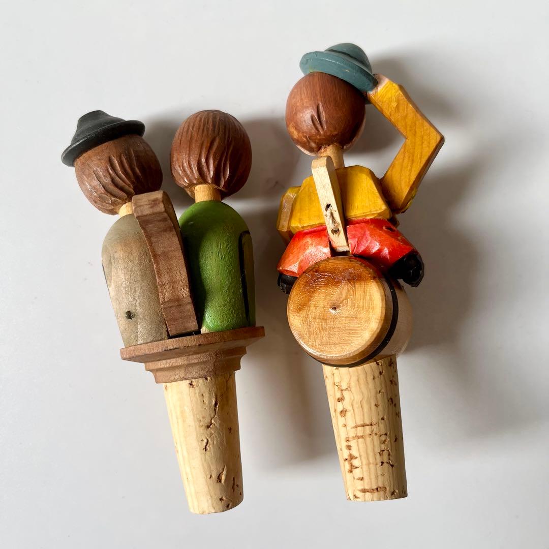 イタリア ANRI アンリ社 ボトルストッパー からくり人形 ヴィンテージ