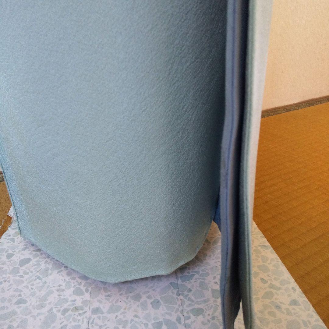 あぃけぃ様・正絹・色無地薄水色系・比翼仕立て・一つ紋・袷、お着物