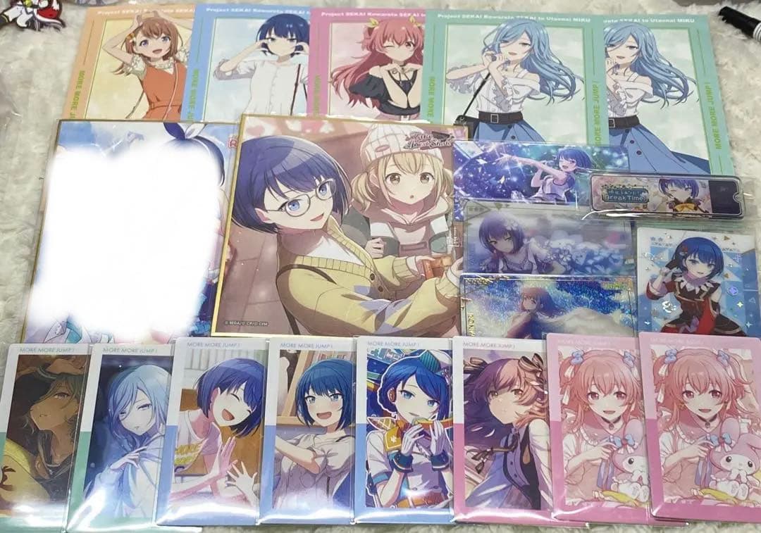 プロセカ 缶バッジ エピカ 箔押し ノーブルアート 特典 色紙 - メルカリ