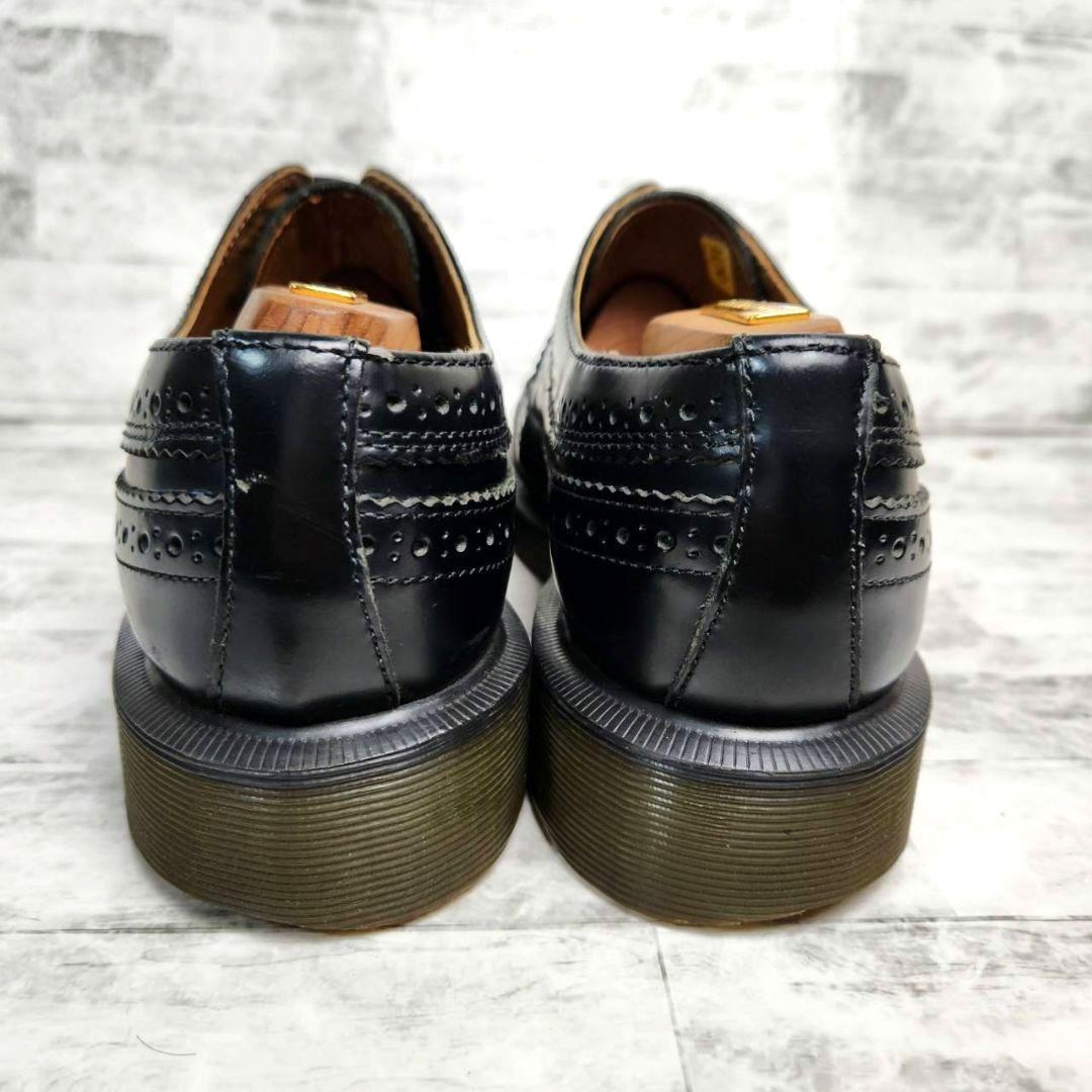 希少】ドクターマーチン ウイングチップ 5ホール メダリオン 13844 黒