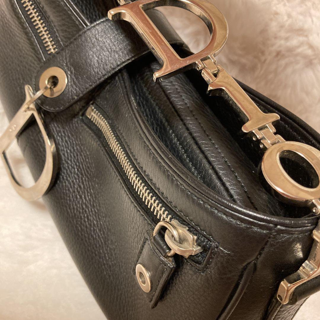 クリスチャン ディオール ロゴ　バック　黒　エルメス　プラダ　セリーヌ　本物 000000058163_1_RlEVPEH.jpg