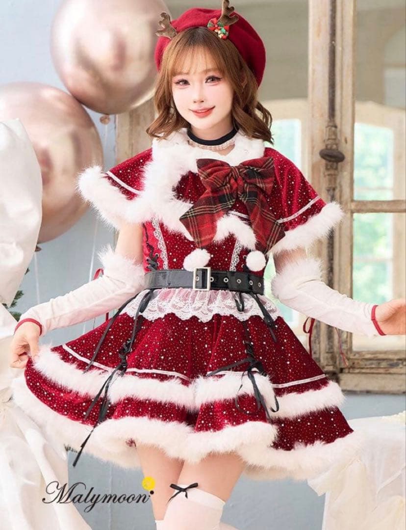 最終値下げMalymoon マリームーン ルージュベルベットビジュートナカイ 7点セット】Malymoon マリームーン ルージュベルベットビジュー