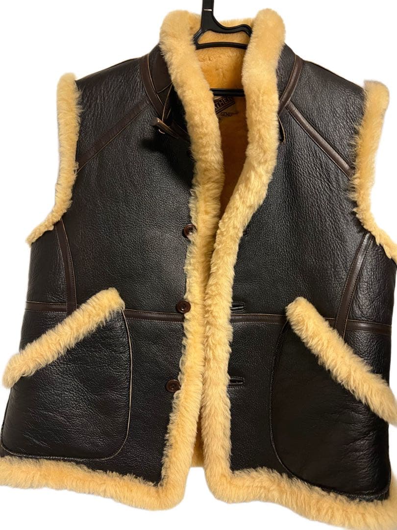 t*o様 Y’2 LEATHER コロメール ムートンベスト/羊革/BRW 楽天市場】【 Y'2 LEATHER（ワイツーレザー） 】 コロメールムートン