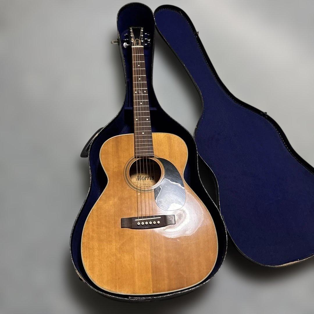 Morris F-10 1974年製ビンテージギター 弦高調整済みギターケース付 Morris F-10 1974年製ビンテージギター 弦高調整済みギターケース付