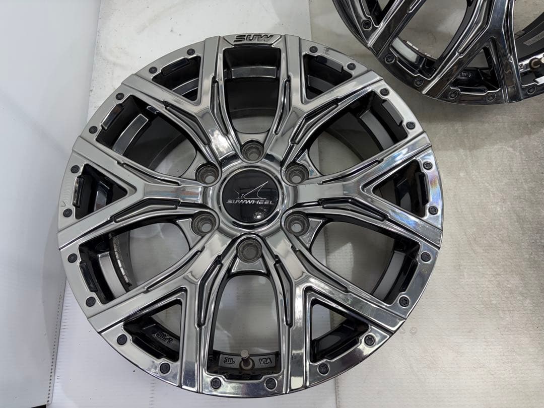 富山から☆ハイエース SUW Forte★17インチ×6.5J +38