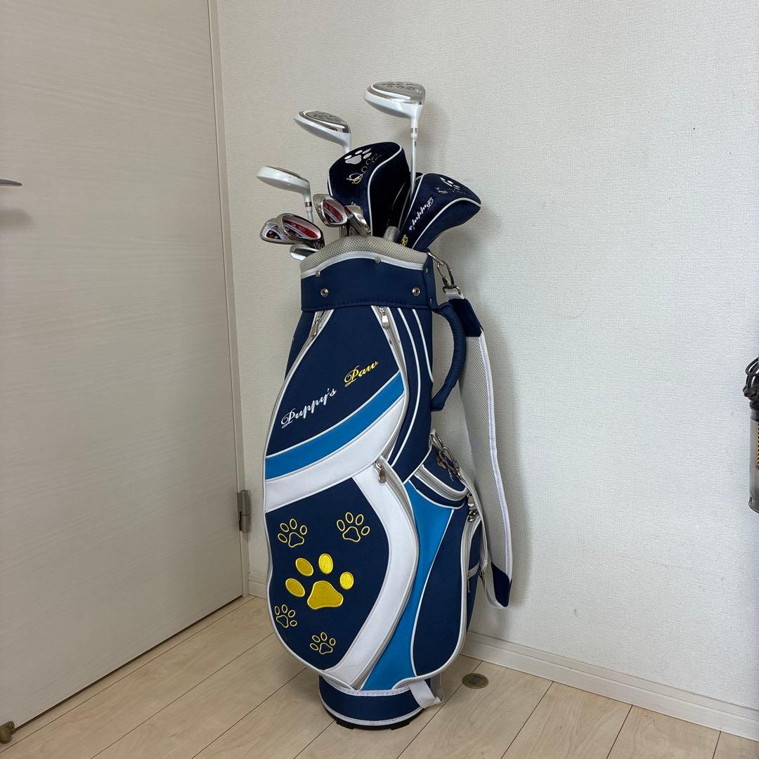 Springy Bear レディース ゴルフクラブセット セール・アウトレット】キャディバッグ付きクラブセット(9本セット