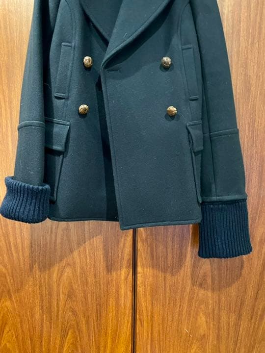 最終値下げ アウラアイラ 濃紺 ピーコート Pコート - メルカリ