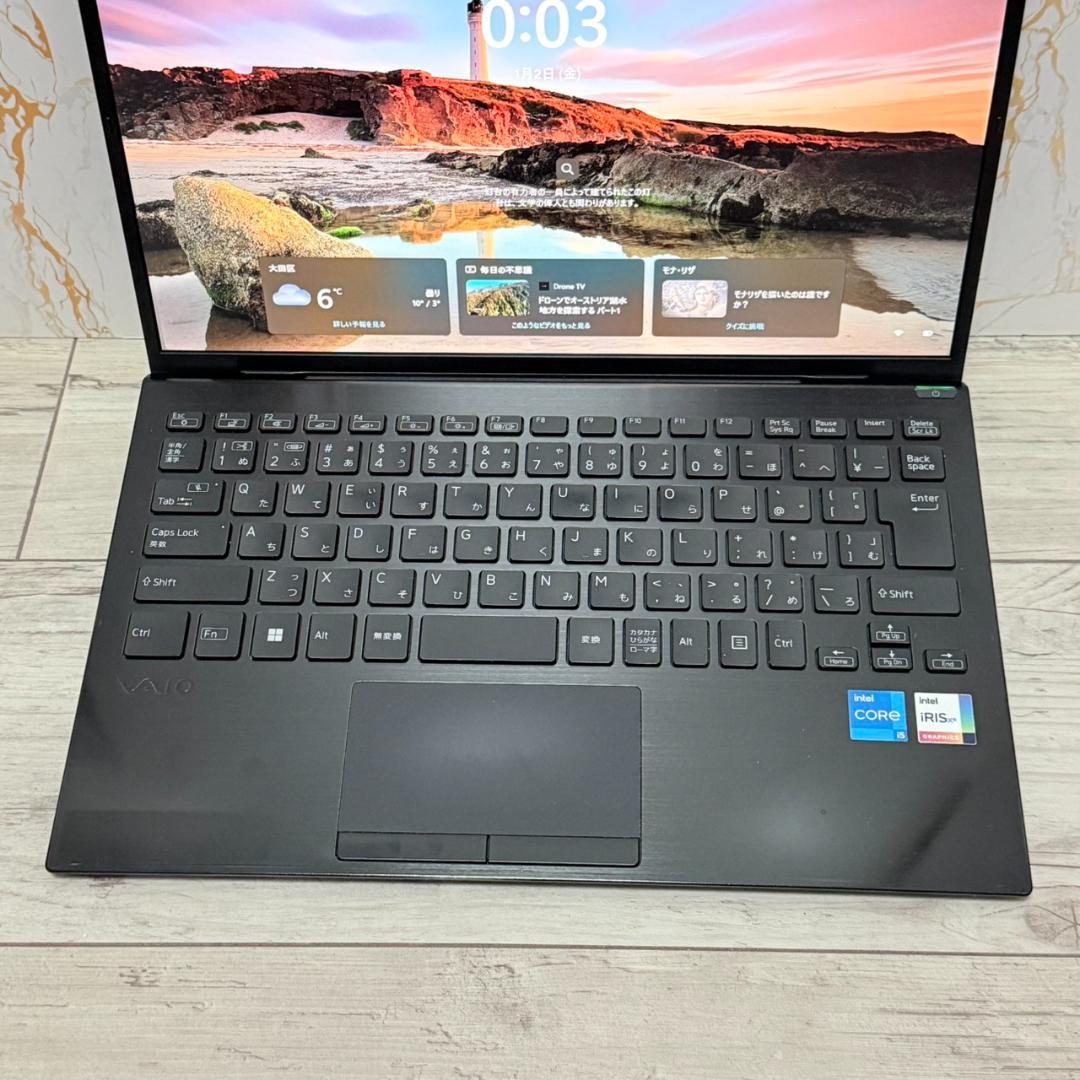 《2022モデル》第12Corei5！SSD256GB！メモリ16GB！VAIO