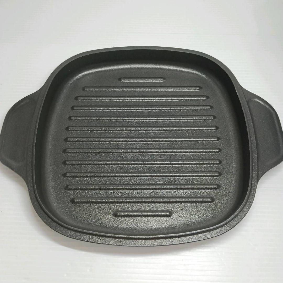 味わい鍋 無水調理鍋 角型鍋 24cm 3.2L 両手鍋 鋳物鍋 未使用 調理