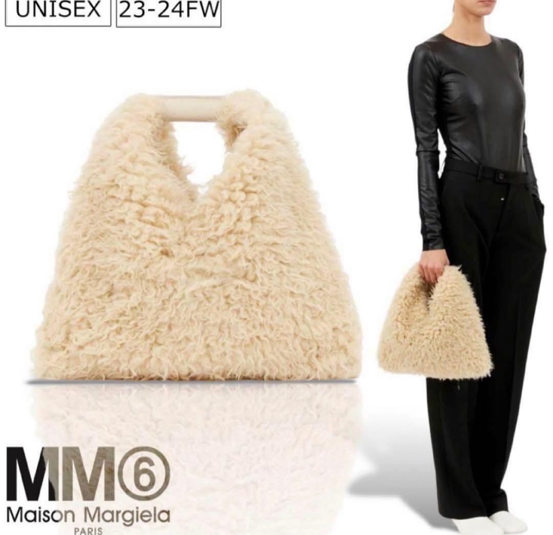 ほぼ未使用】メゾンマルジェラ MM6 フェイクファー バッグ - メルカリ