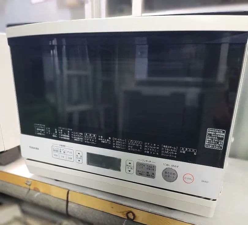 TOSHIBA オーブンレンジ ER-RD7 2018年製 TOSHIBA 角皿式スチームオーブンレンジ ER-RD7 2018年製 電子レンジ