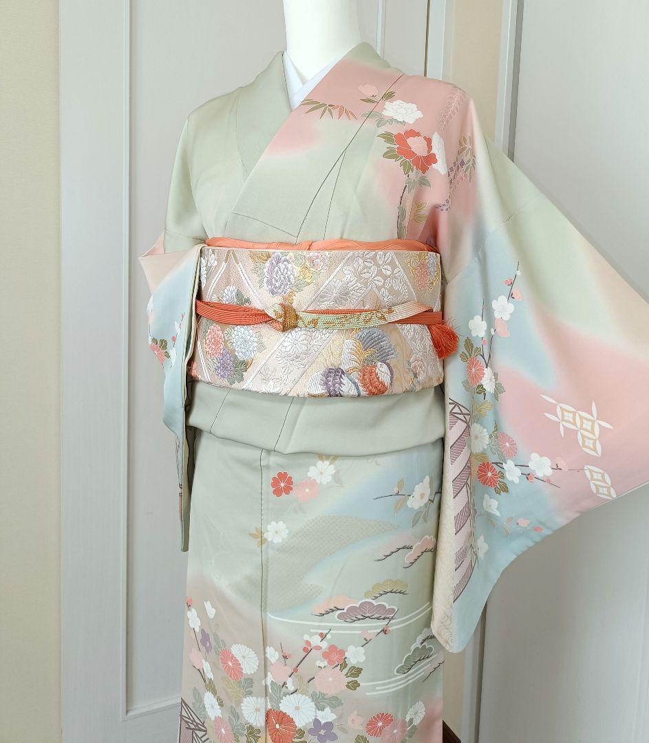 正絹訪問着 フルセット4点 卒業式 入学式 宮参り 七五三 - メルカリ