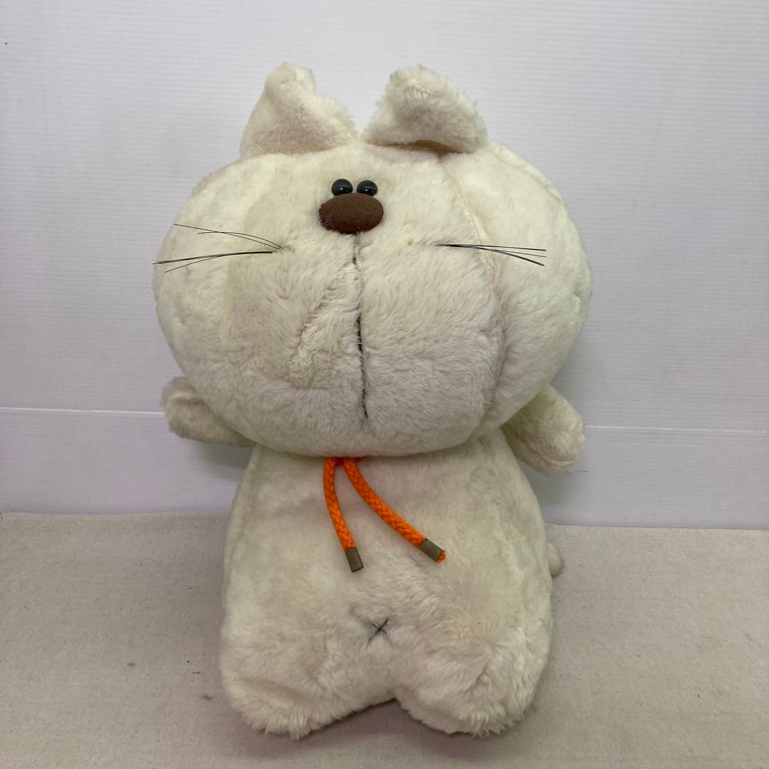 希少☆レトロ】サンエートイ アキちゃん ぬいぐるみ 特大 ビッグ ネコ